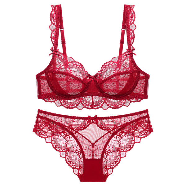 Colette Lace Set Red